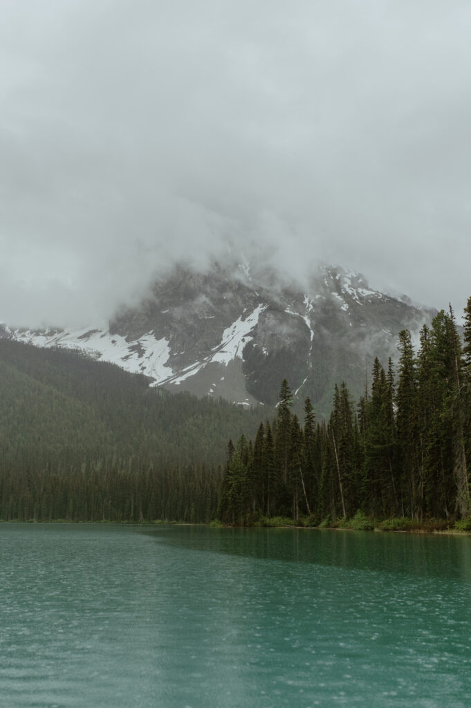 views from Emerald Lake, British Columbia, Canada 